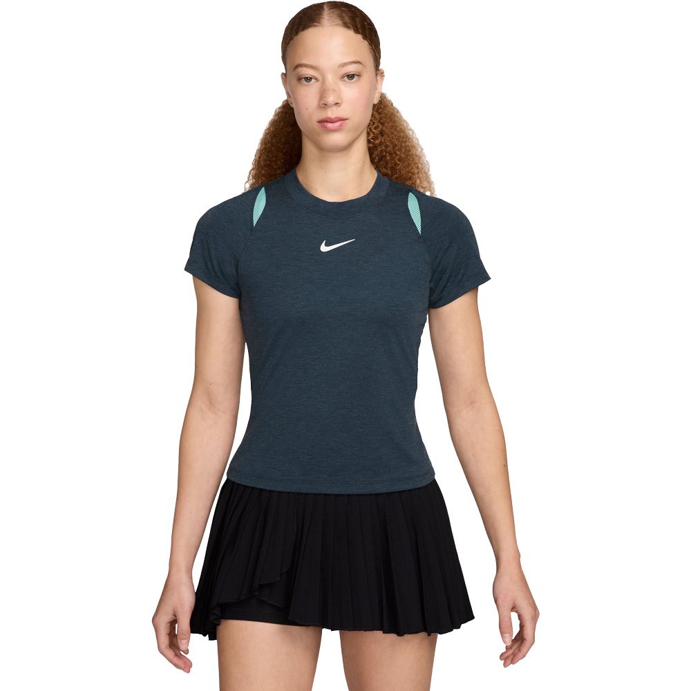 Nike Court Advantage Dri-Fit Tennis T-Shirt Damen armory navy