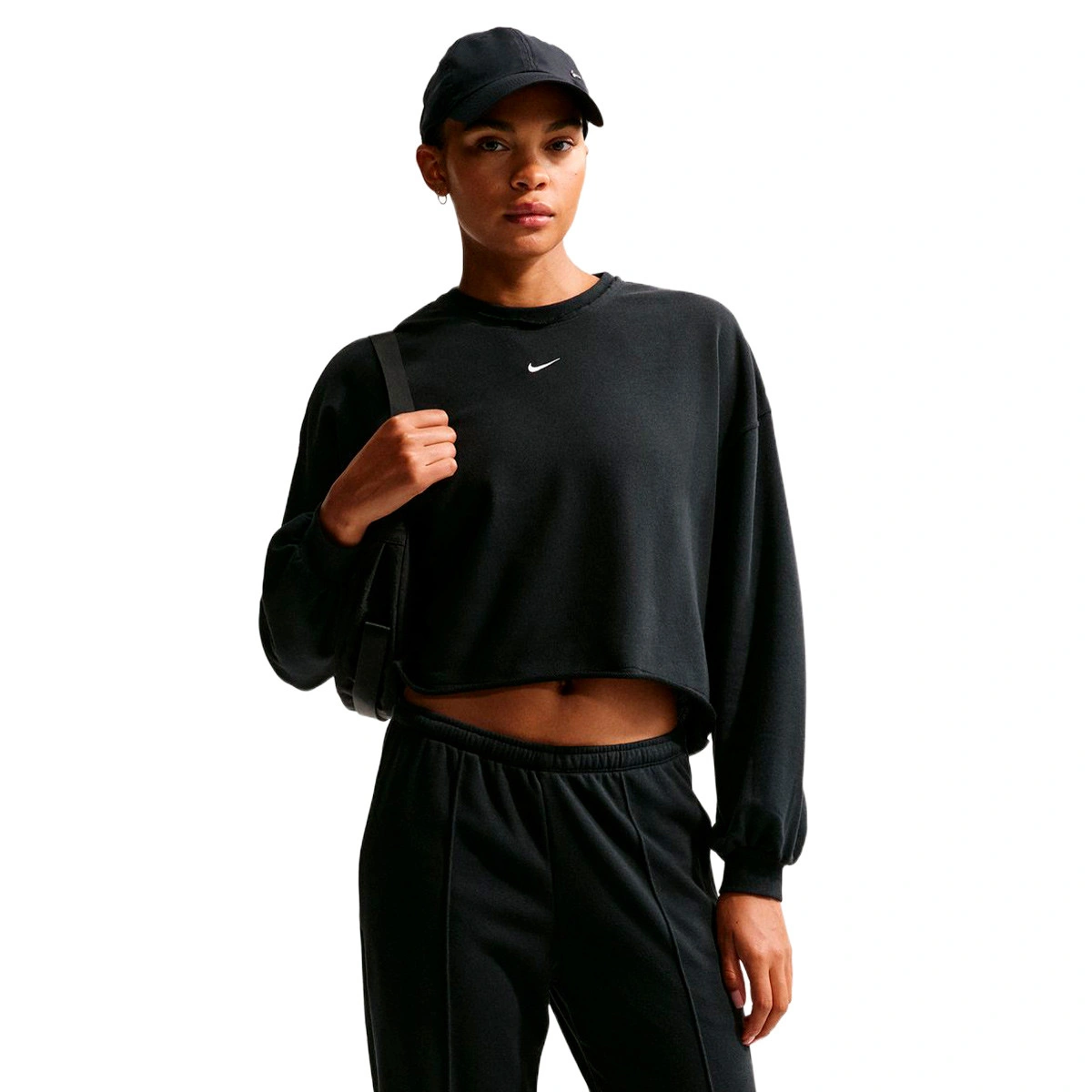T-Shirt Nike Nschill Ft Crew Mulher
