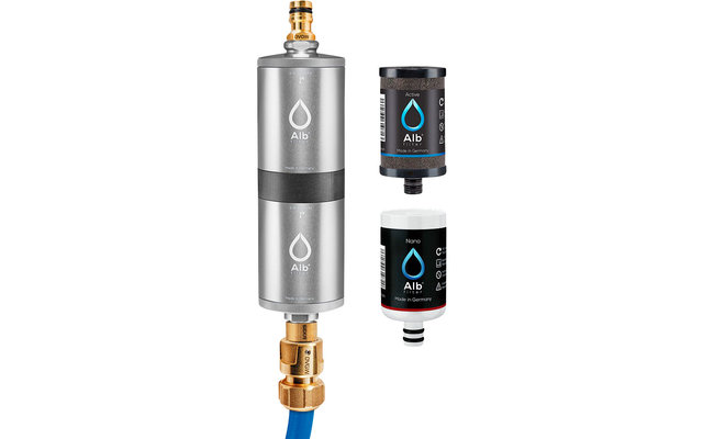 Alb Filter FUSION Active+Nano Trinkwasserfilter - Camping-Set: Mobil mit Koffer