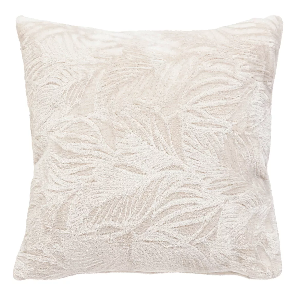 Coussin carré flanelle (40 x 40 cm) Ryo Beige