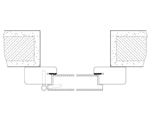 Opbouwframe/blindframe Pertura CPL wit (vergelijkbaar met RAL 9010) 86,0x198,5 cm Links/Rechts