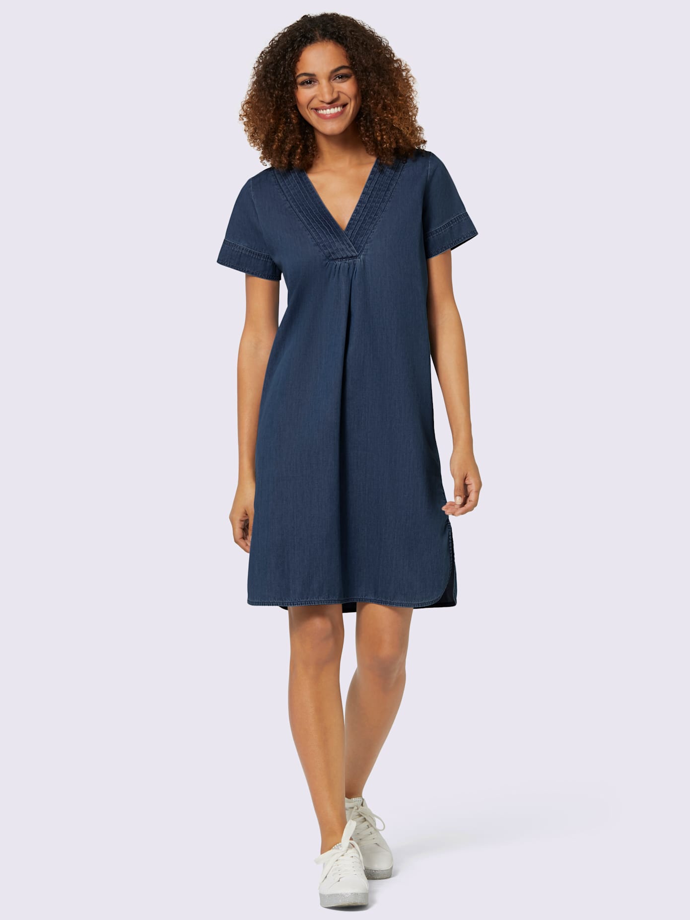 Robe en jean pur coton