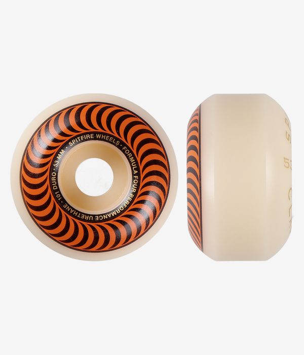 Spitfire Formula Four Classic Rollen (white orange) 53 mm 101A 4er Pack