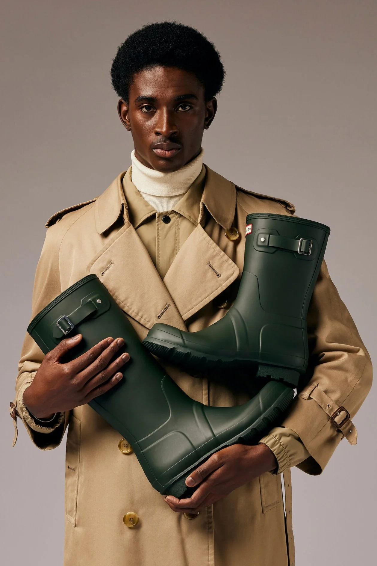 Hunter  Original Tall gummistøvler - Dark Olive