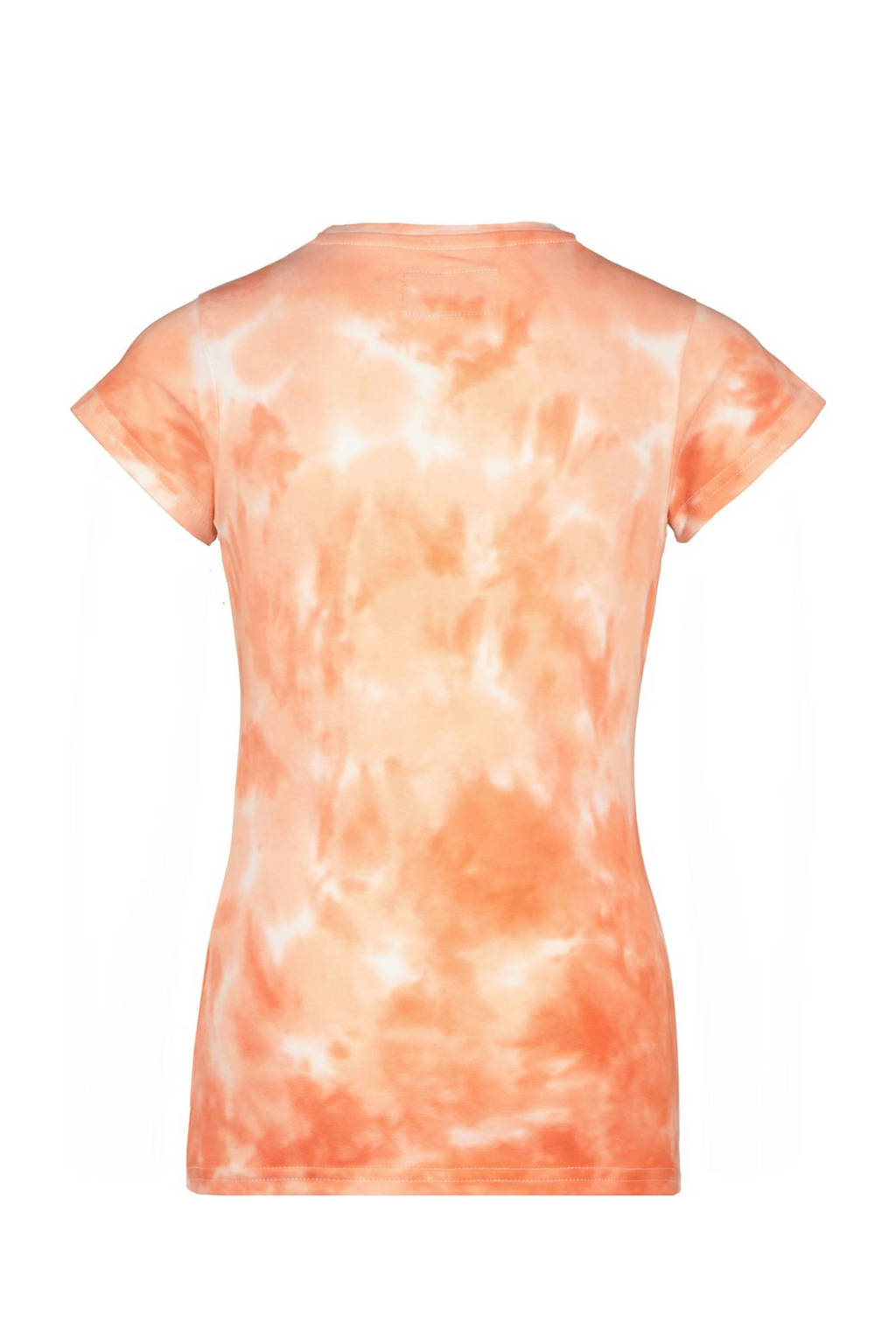 Raizzed tie-dye T-shirt Denpasar oranje/wit