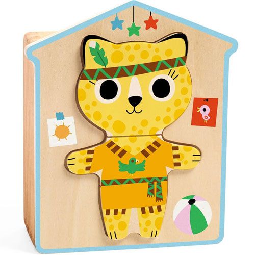 Djeco aankleedmix puzzel (6x3st) DJ01678