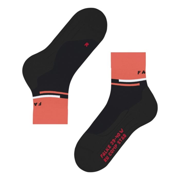 Falke Dame Strømper Ru Compression Stabilizing Socks Sort