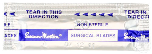 Swann-Morton Wolf Bistouri N°20 Non-Stérile 5 Pièces