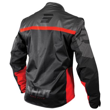 Veste enduro Shot SOFTSHELL LITE - BLACK RED 2022 - Noir / Rouge