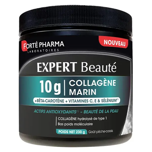 Forté Pharma Expert Beauty Colágeno Marinho 10g Vitaminas CE Selênio 220g