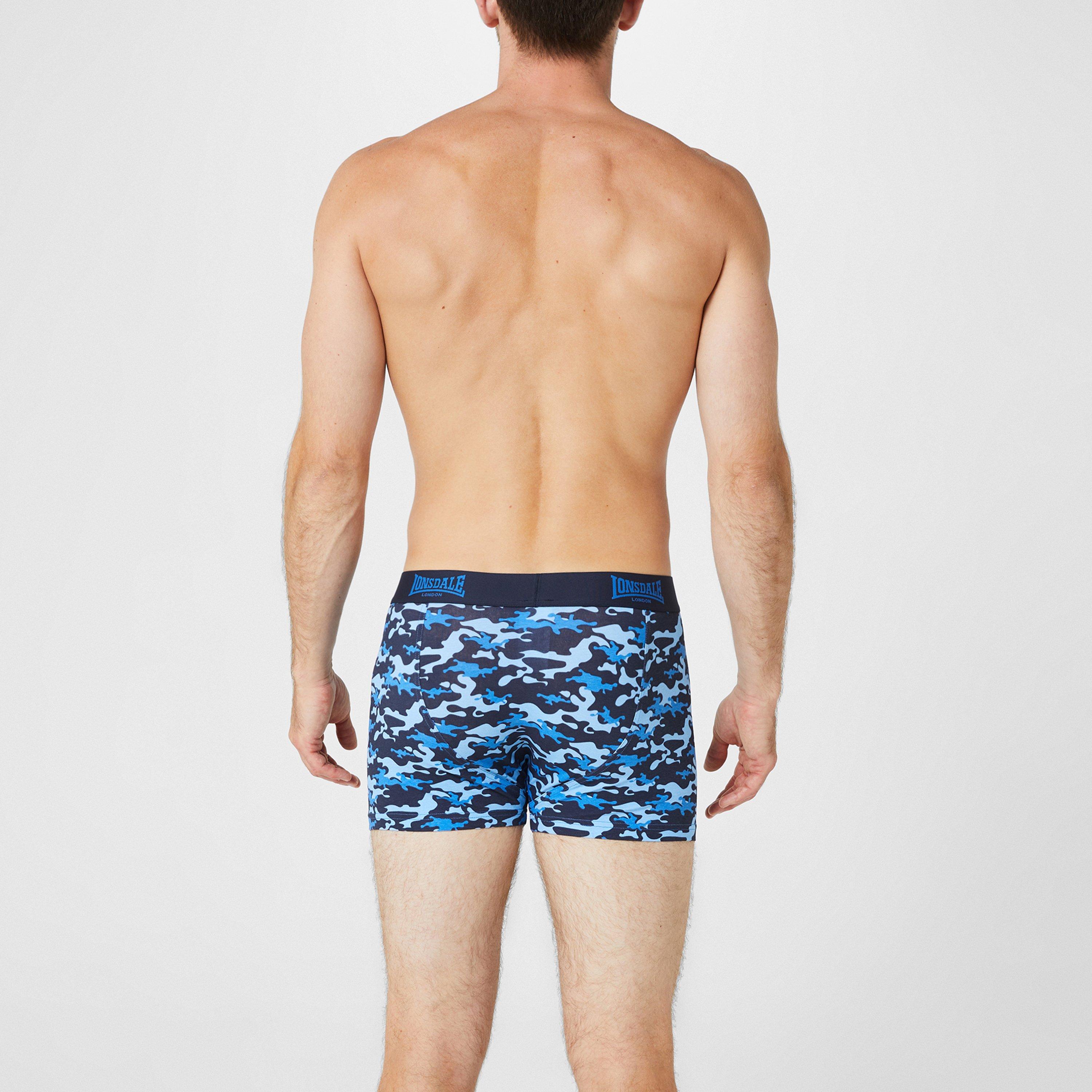 Lonsdale 2 Pack Trunk Mens