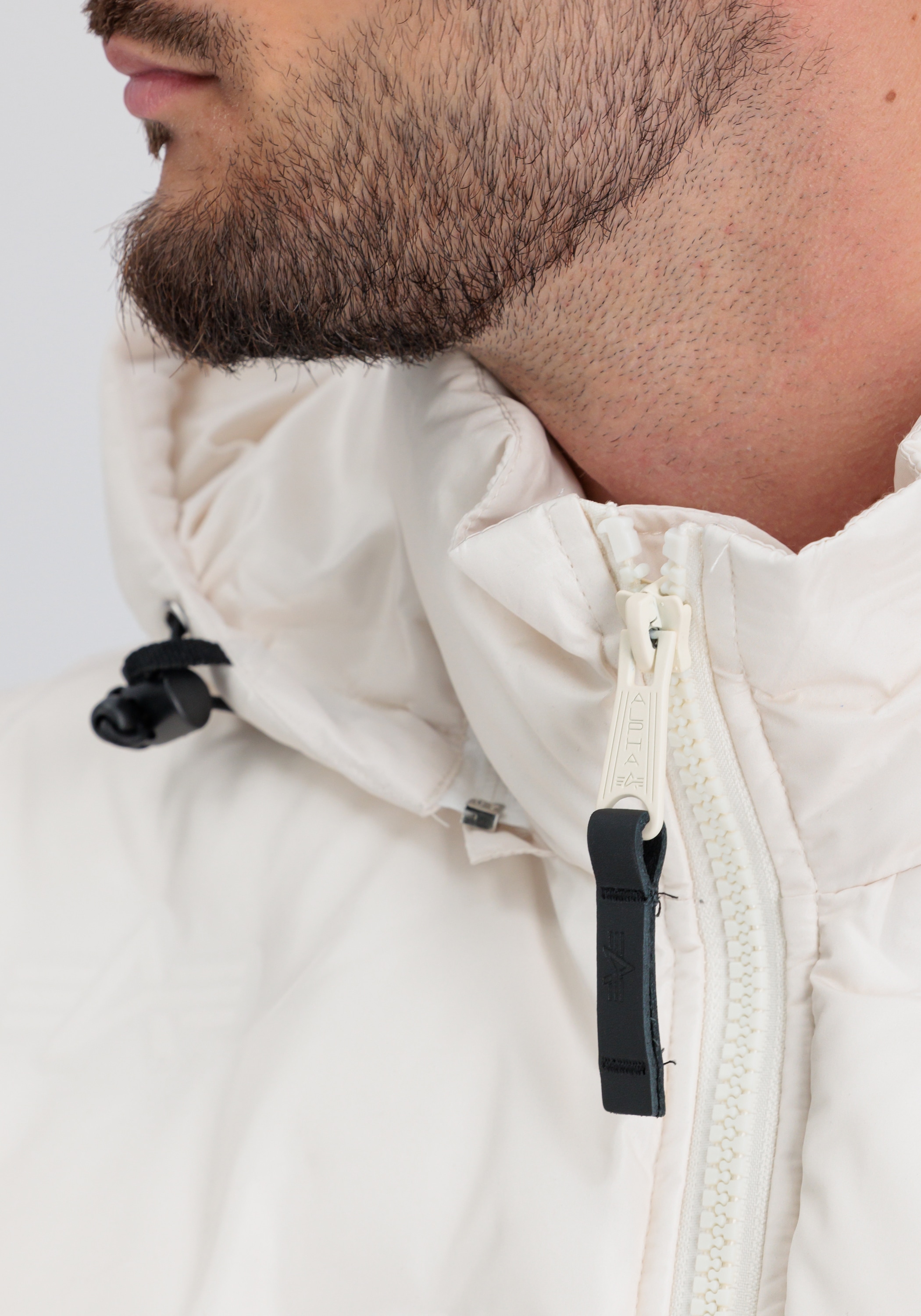 Alpha Industries Winterjacke »Hooded Logo Puffer«