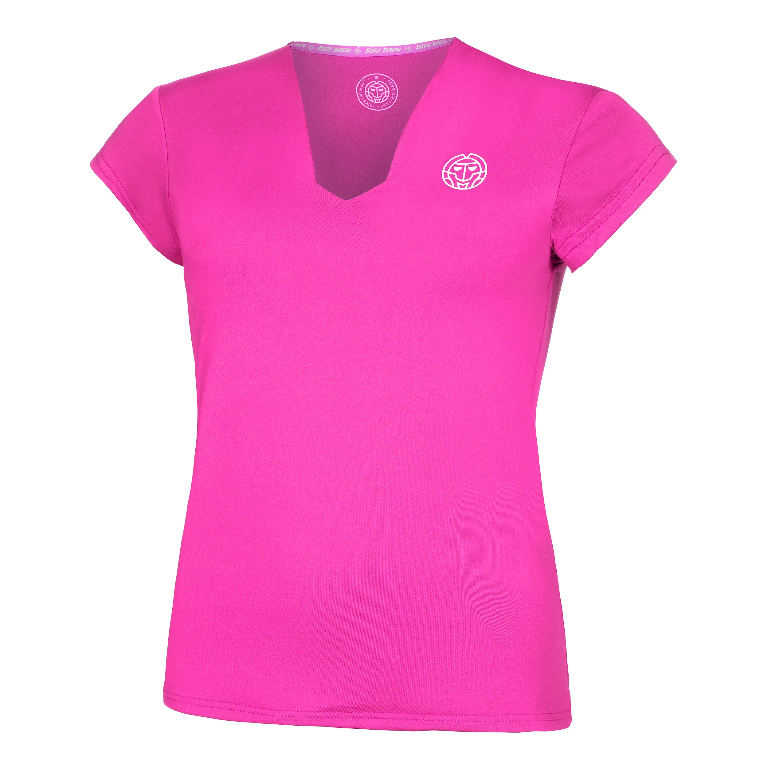 BIDI BADU Crew V-Neck T-shirt Femmes - Pink