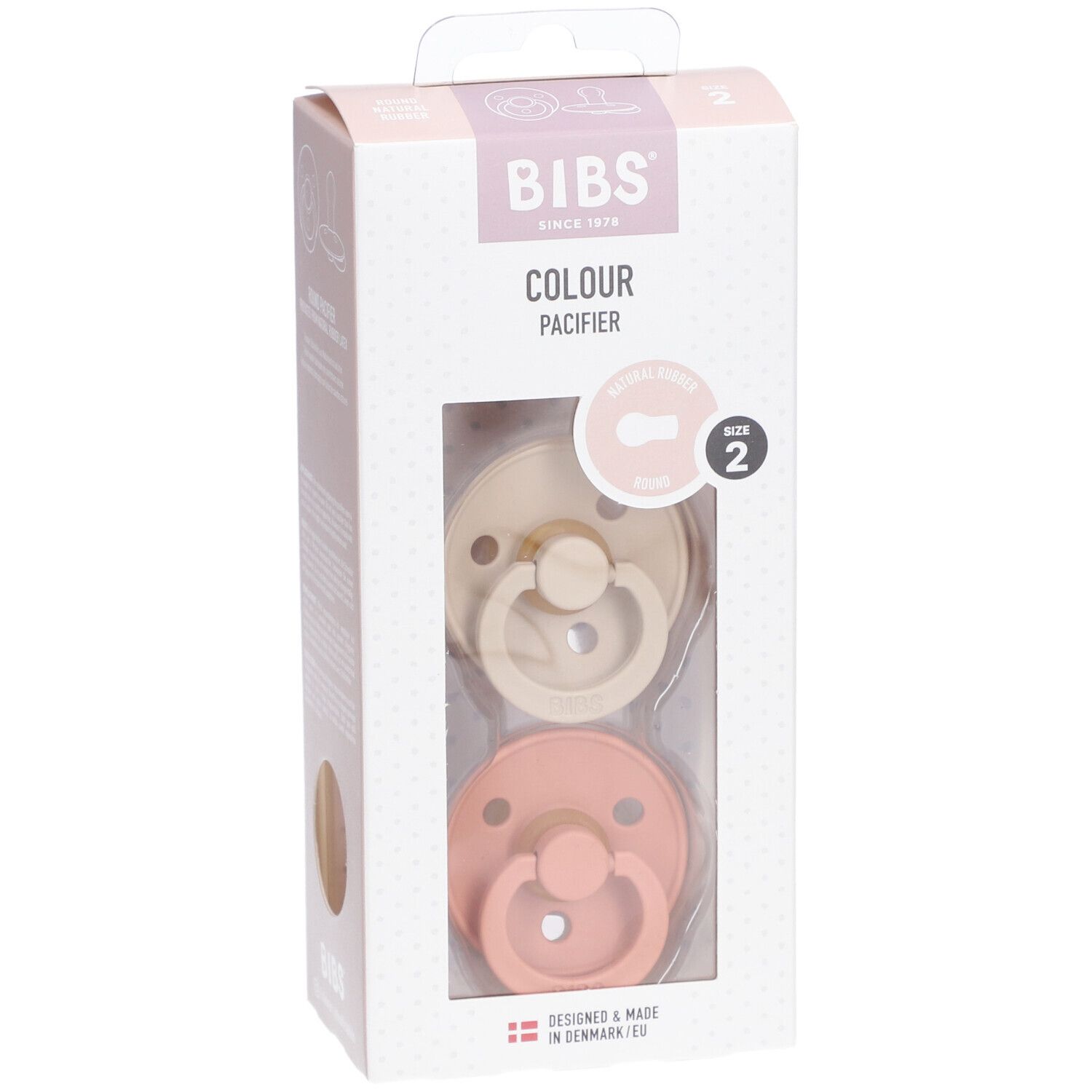 BIBS® Schnuller Peach 6-18 Monate Größe 2