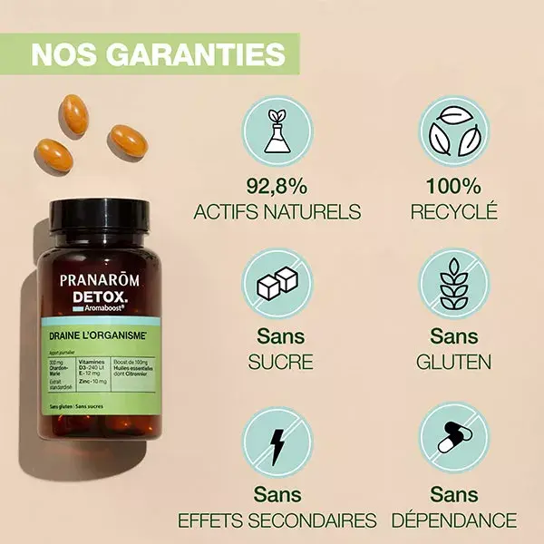 Pranarom Aromaboost Aromaboost Detox 60 Cápsulas