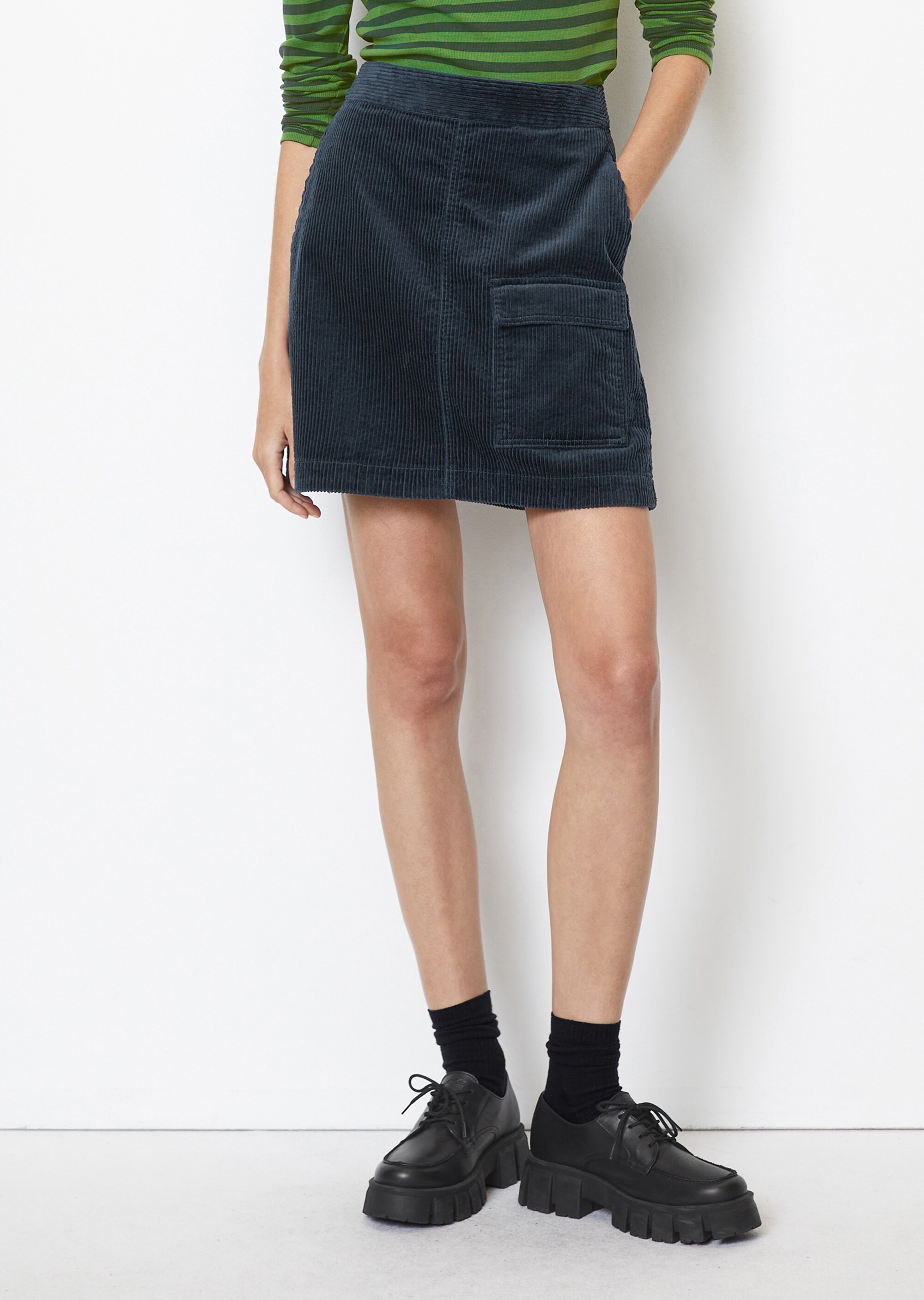 Cord-Minirock aus Organic Cotton