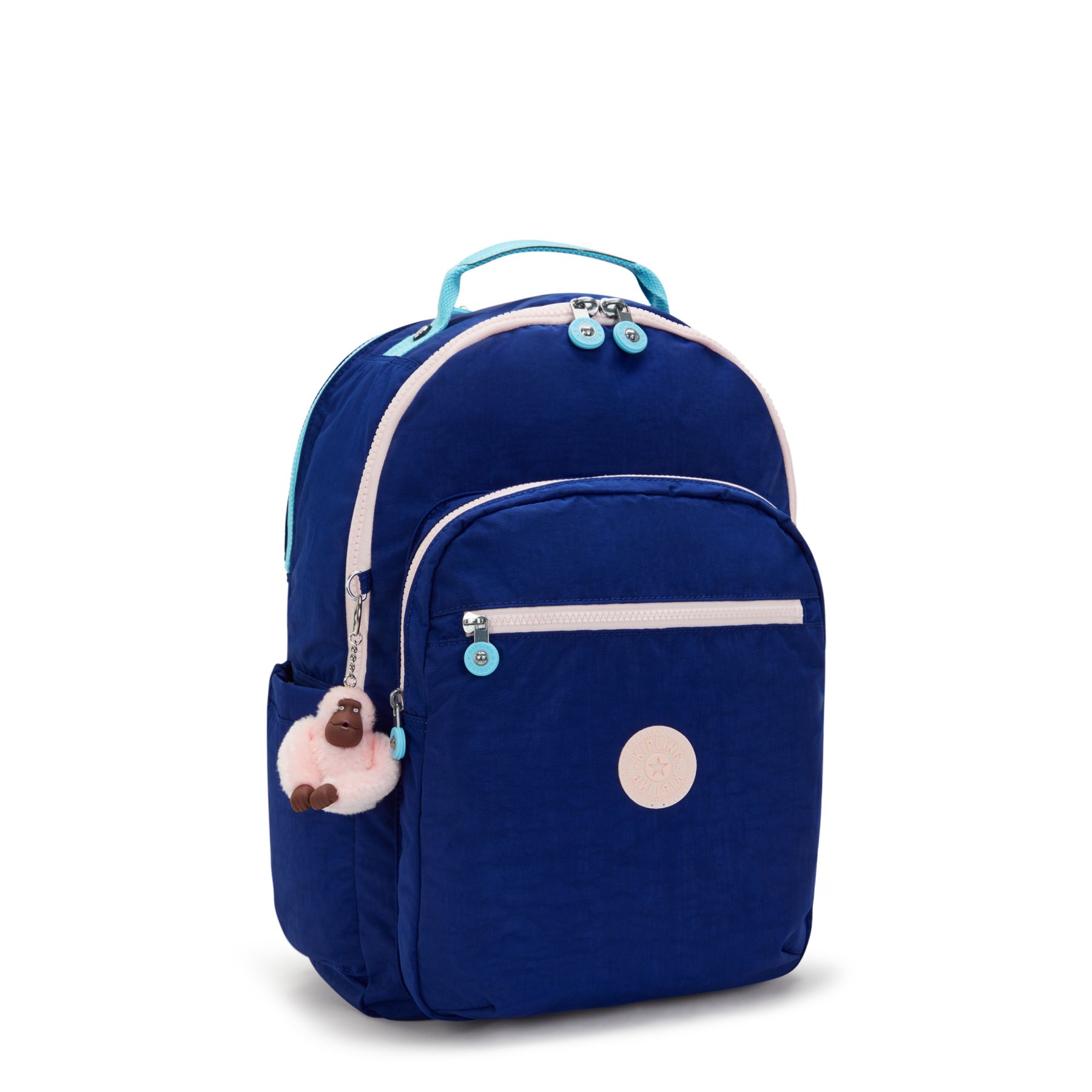 SEOUL COLLEGE Grand sac à dos avec compartiment séparé pour ordinateur portable - Solar Navy Combo