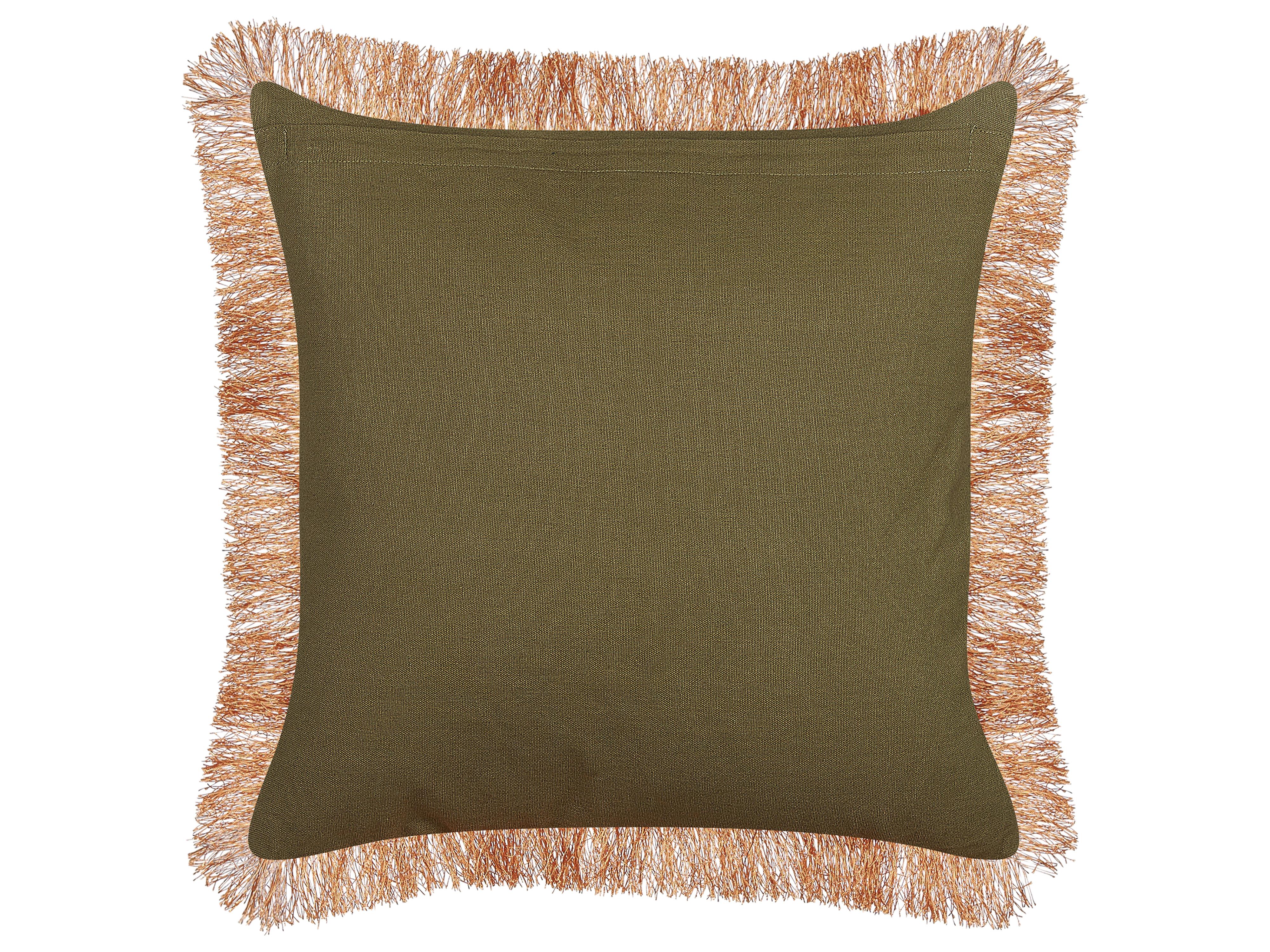 Sierkussen MITELLA Fluweel 45 x 45 cm Blauw bloempatroon