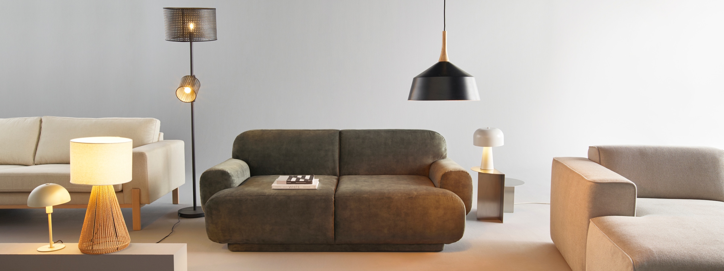 LeGer Home by Lena Gercke Tischleuchte »Linnea Pilz Lampe« E14 1 Stk. Pilzleuchte, Tischlampe, Metallsockel, Höhe 35,5 cm
