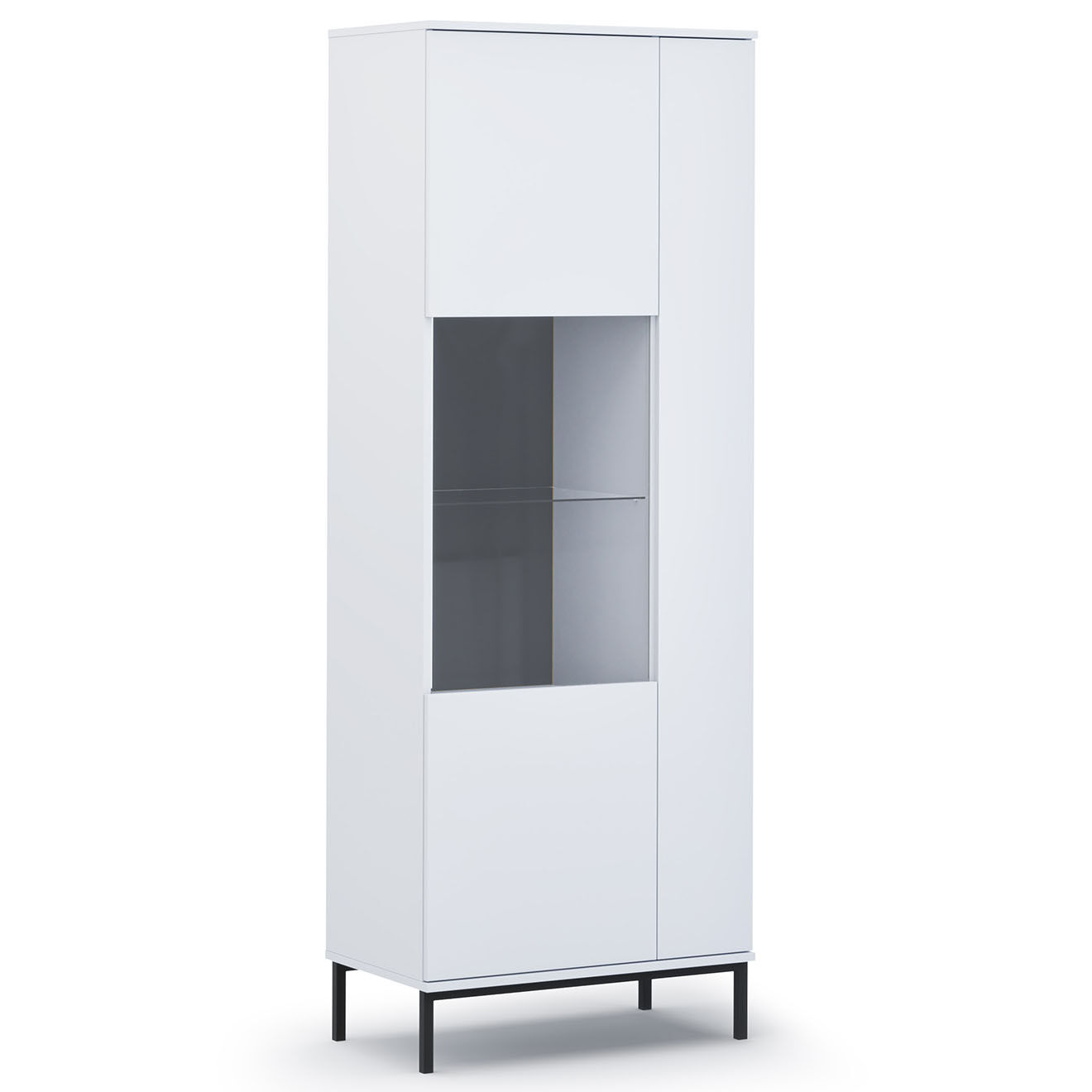 Cosmopolitan Design Vitrine Query blanche - 70x41x190 cm