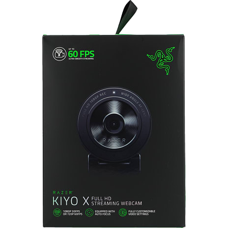 Razer Kiyo X Webcam - sort