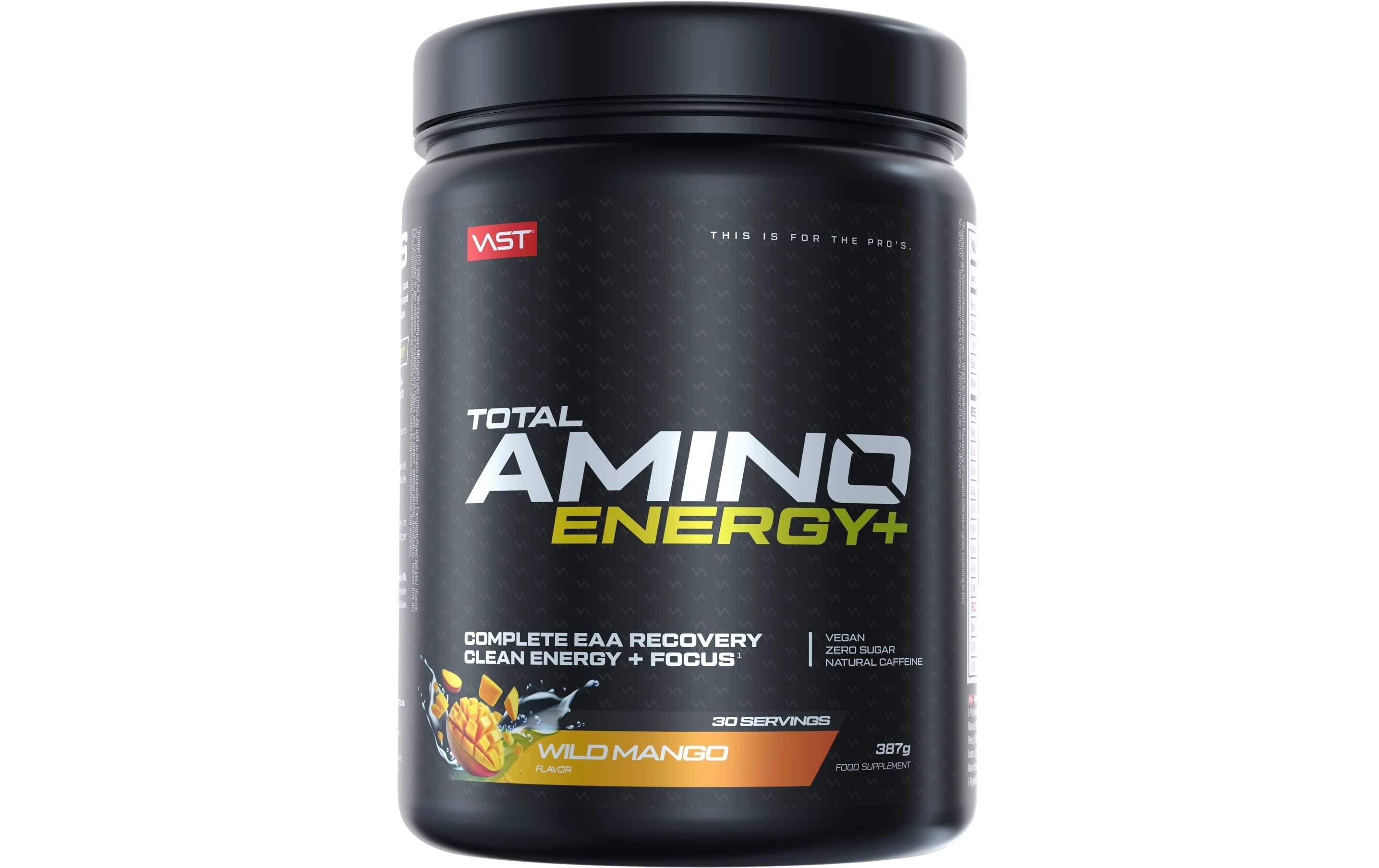 Pulver Total Amino Energy Dose: 375g, Wild MangoAminosäuren in Pulver