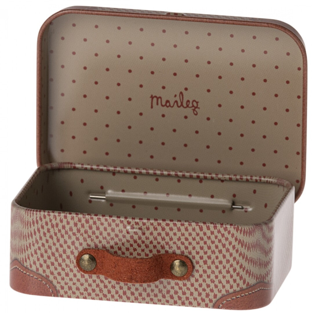 Maileg koffertje travel rose - 7,5 cm