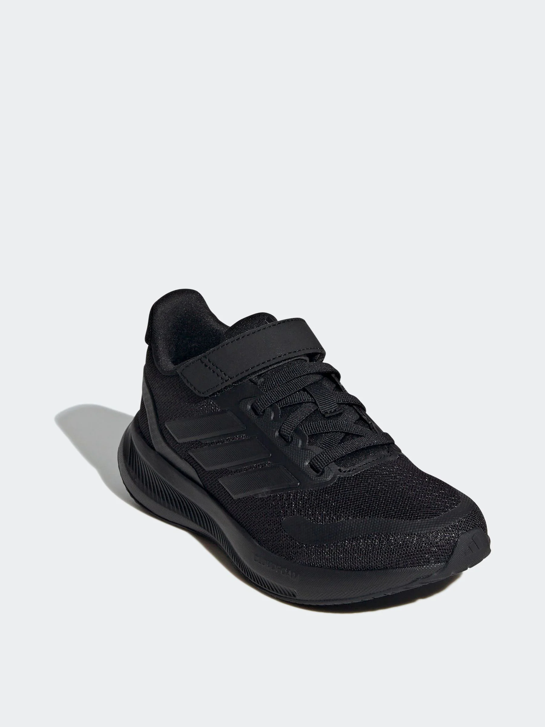 Zwart - adidas Runfalcon 5 kindersneakers met elastische veters