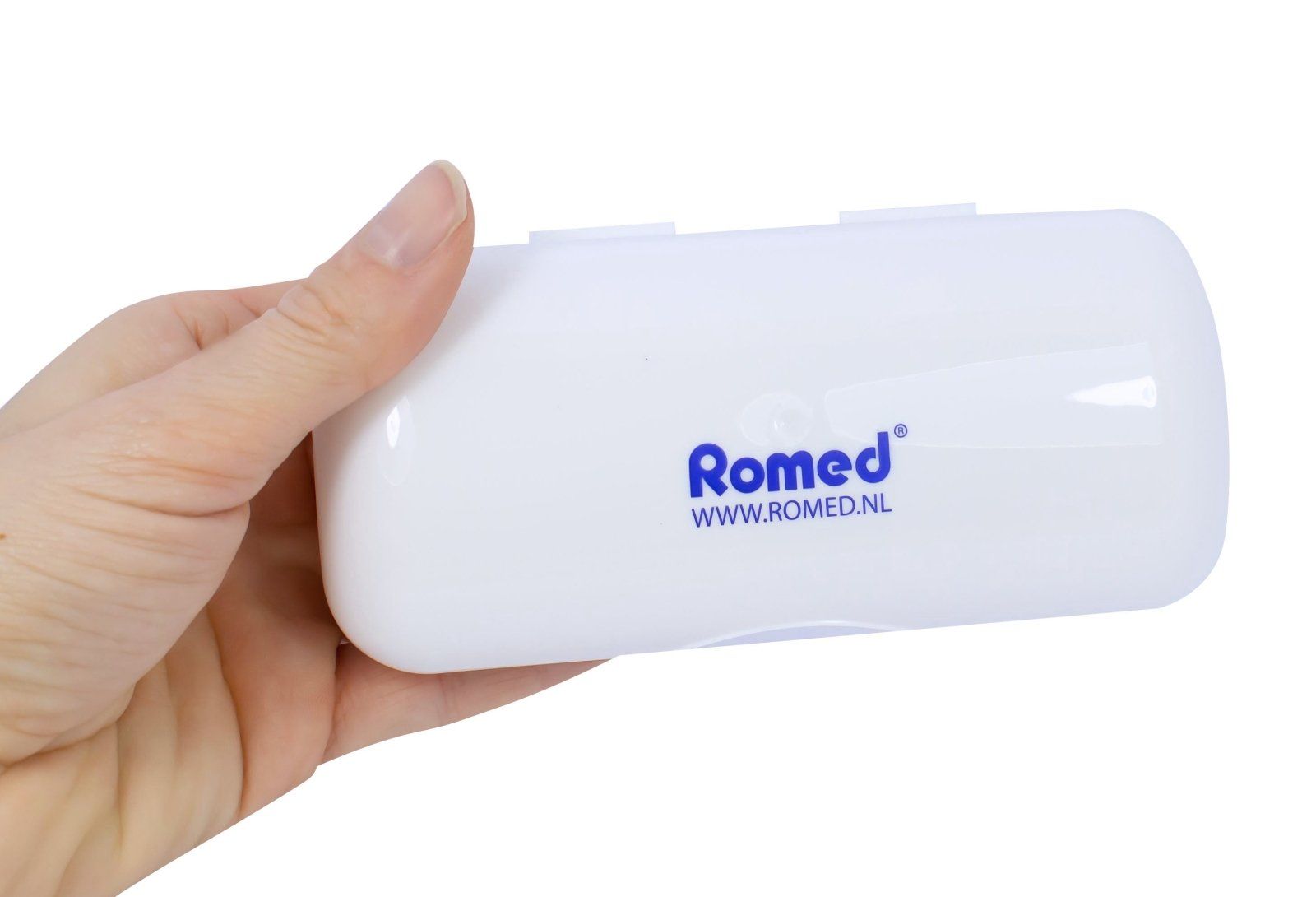 Romed Infrarot Ohr Fieberthermometer digital inkl. Tasche und Batterie