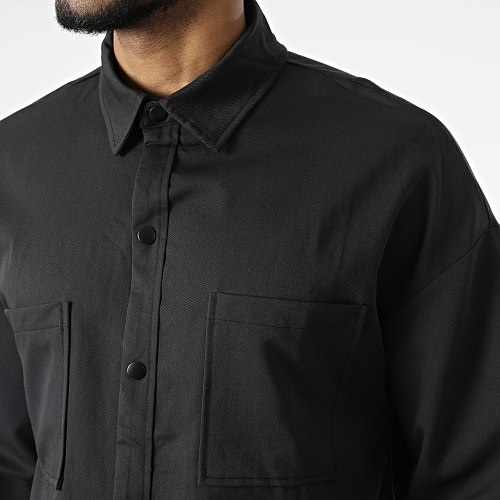 Chemise Manches Longues Noir
