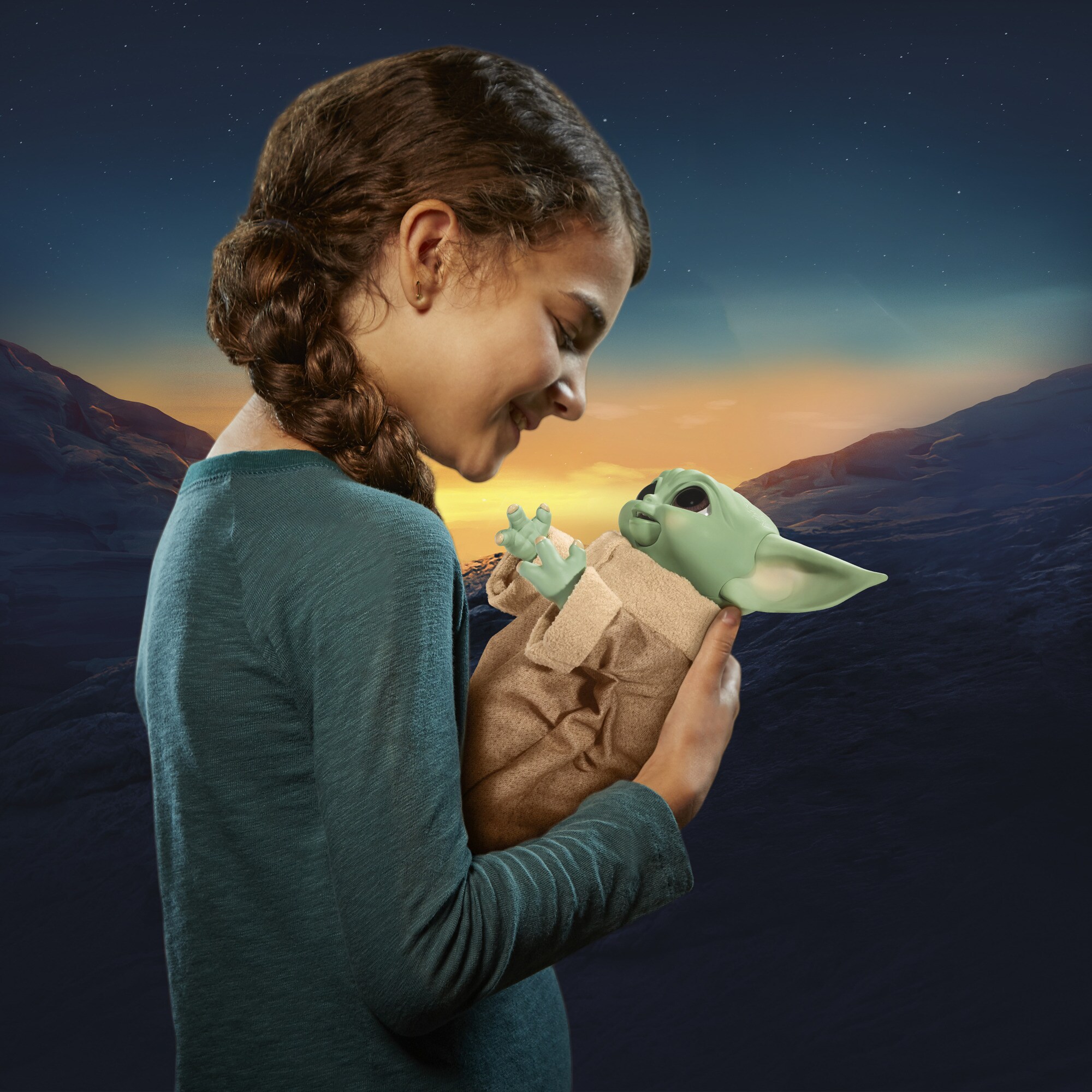Hasbro Spielfigur Star Wars Galactic Snackin’ Grogu