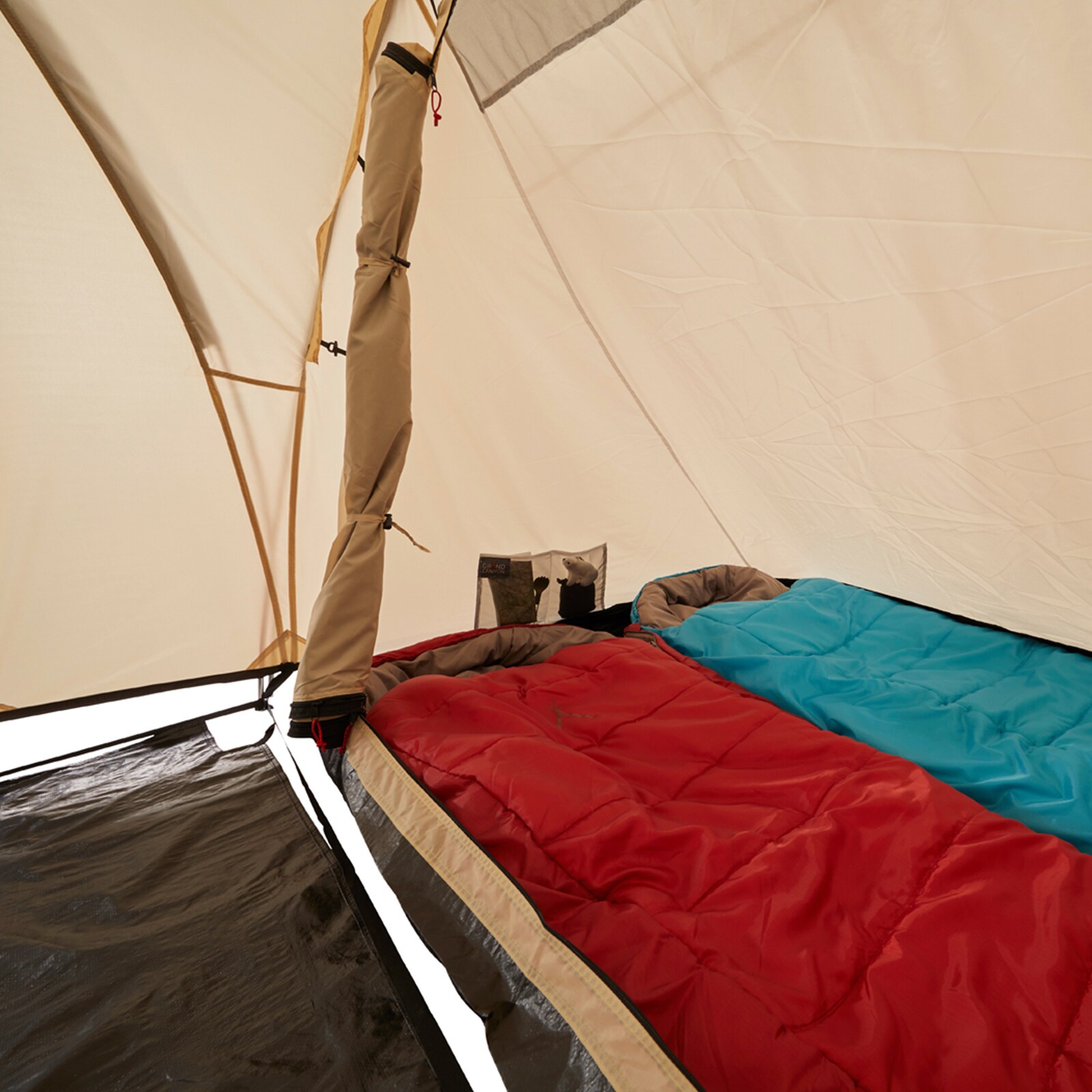 GRAND CANYON Kuppelzelt Atlanta 4 Personen Zelt Iglu Familien Camping Vorraum