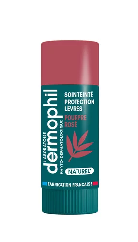 Stick Lèvres Soin Teinté Pourpre Rosé Dermophile - 4g