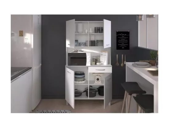 READY Buffet de cuisine L 101 cm Blanc