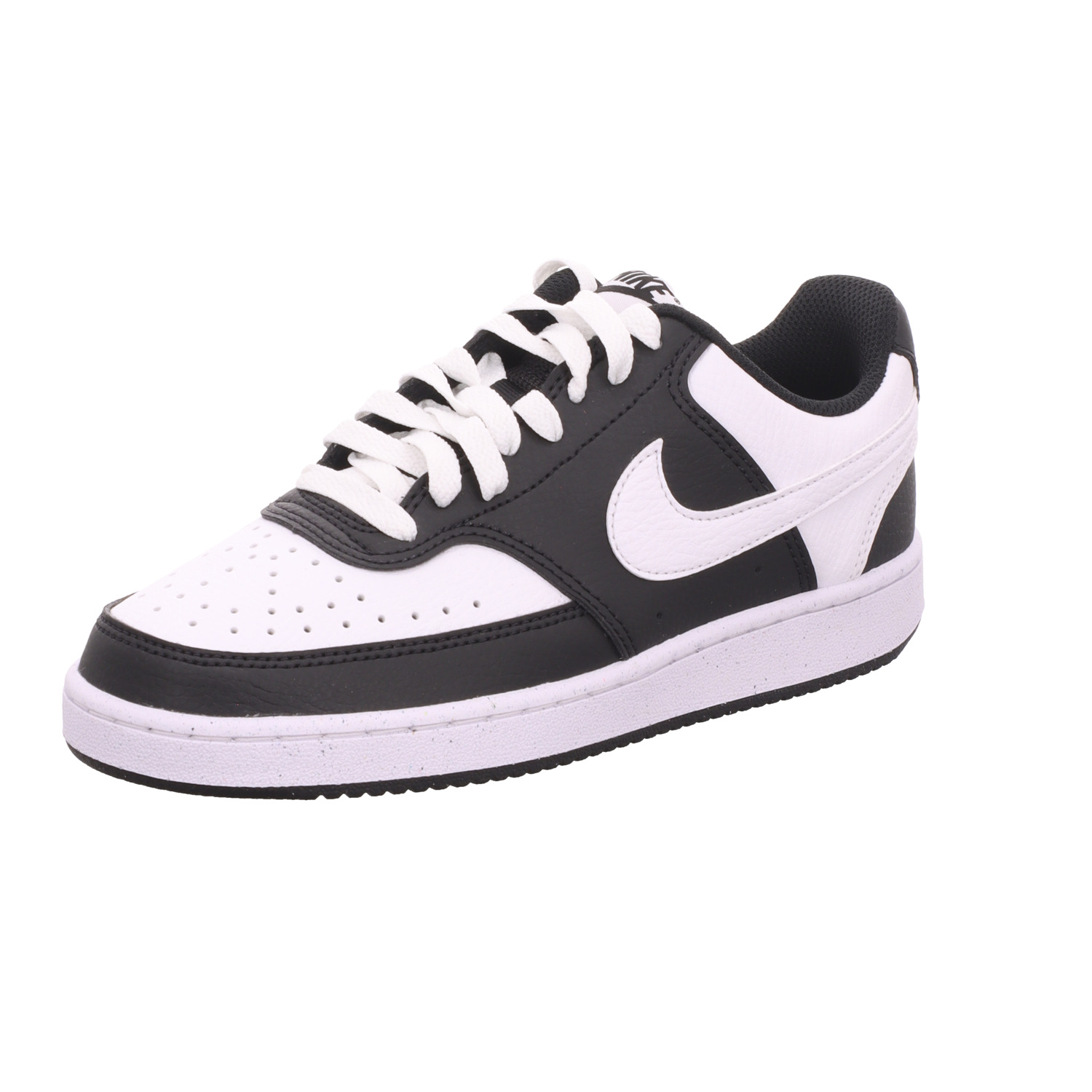 Nike Damen-Sneaker Court Vision Low Next Nature Schwarz-Weiß