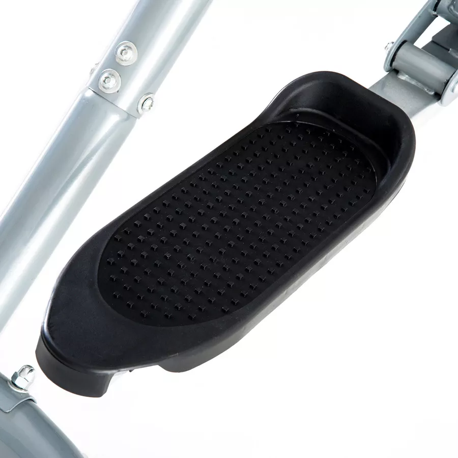 HOMCOM Crosstrainer mit LCD-Display grau