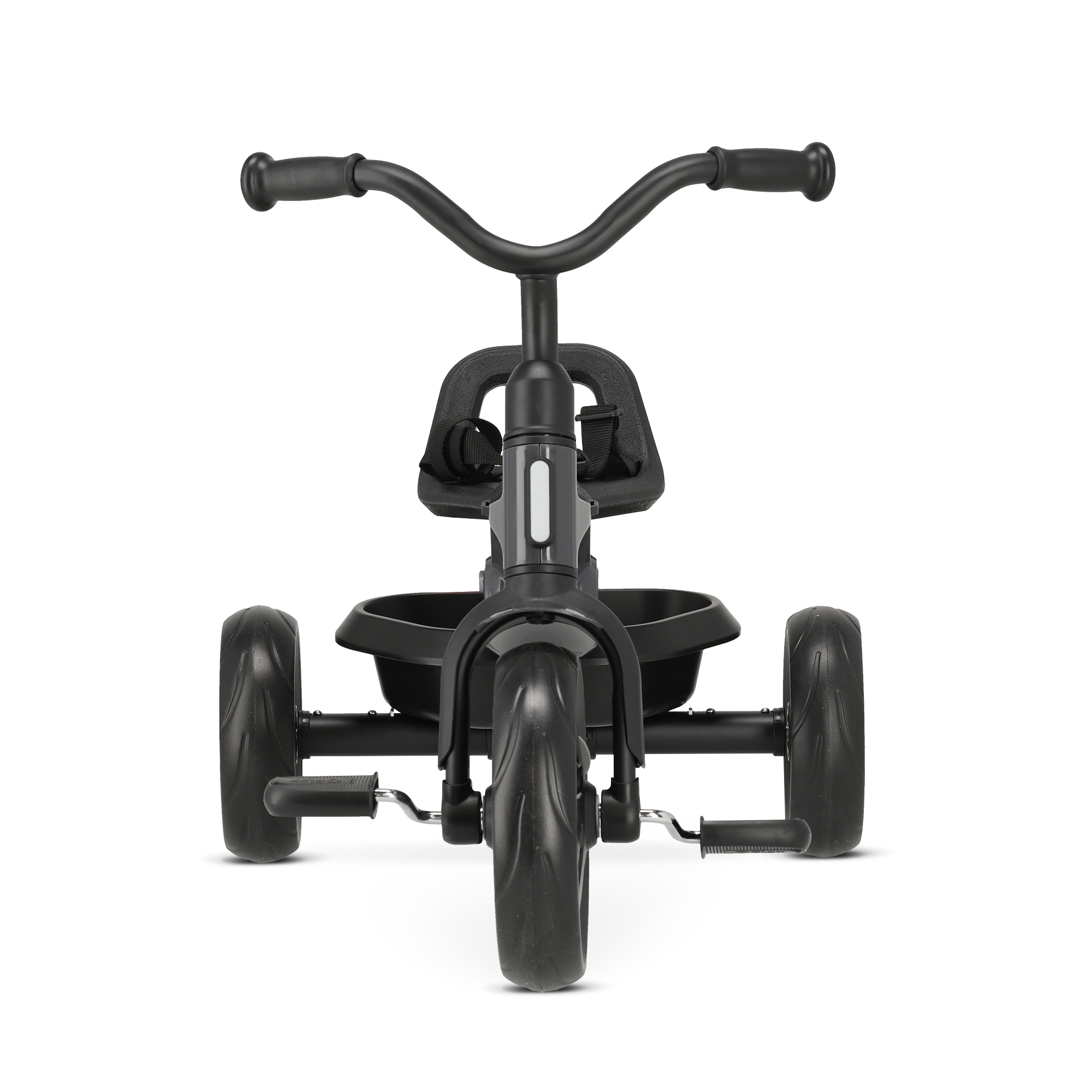 Deryan Drifter Driewieler met duwstang - Black