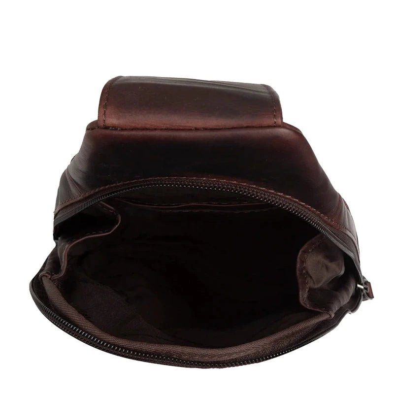Chesterfield Brand Bowey Sling Bag Brown