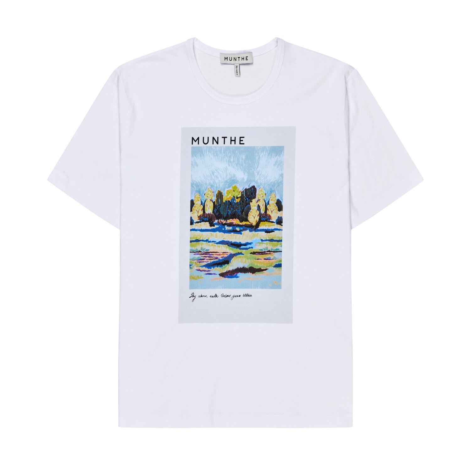 MUNTHE  Silane T-shirt - hvid