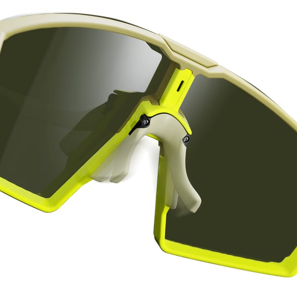 Lunette vélo JULBO EDGE MAT LIGHT BROWN/FLUO YELLOW