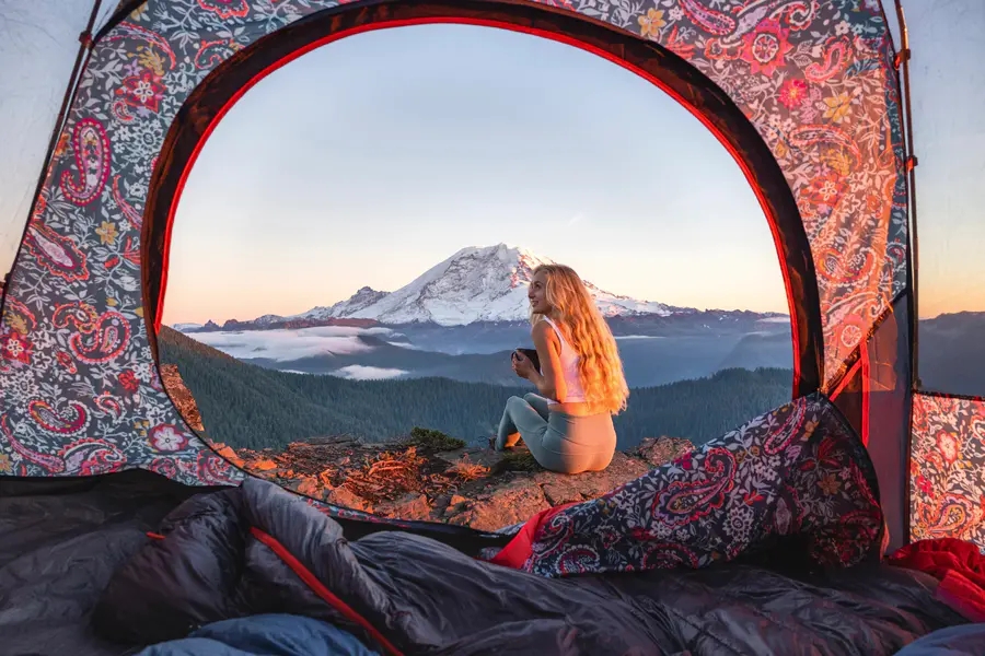 Vera Bradley + Coleman&reg; Skydome&trade; 4-Person Camping Tent