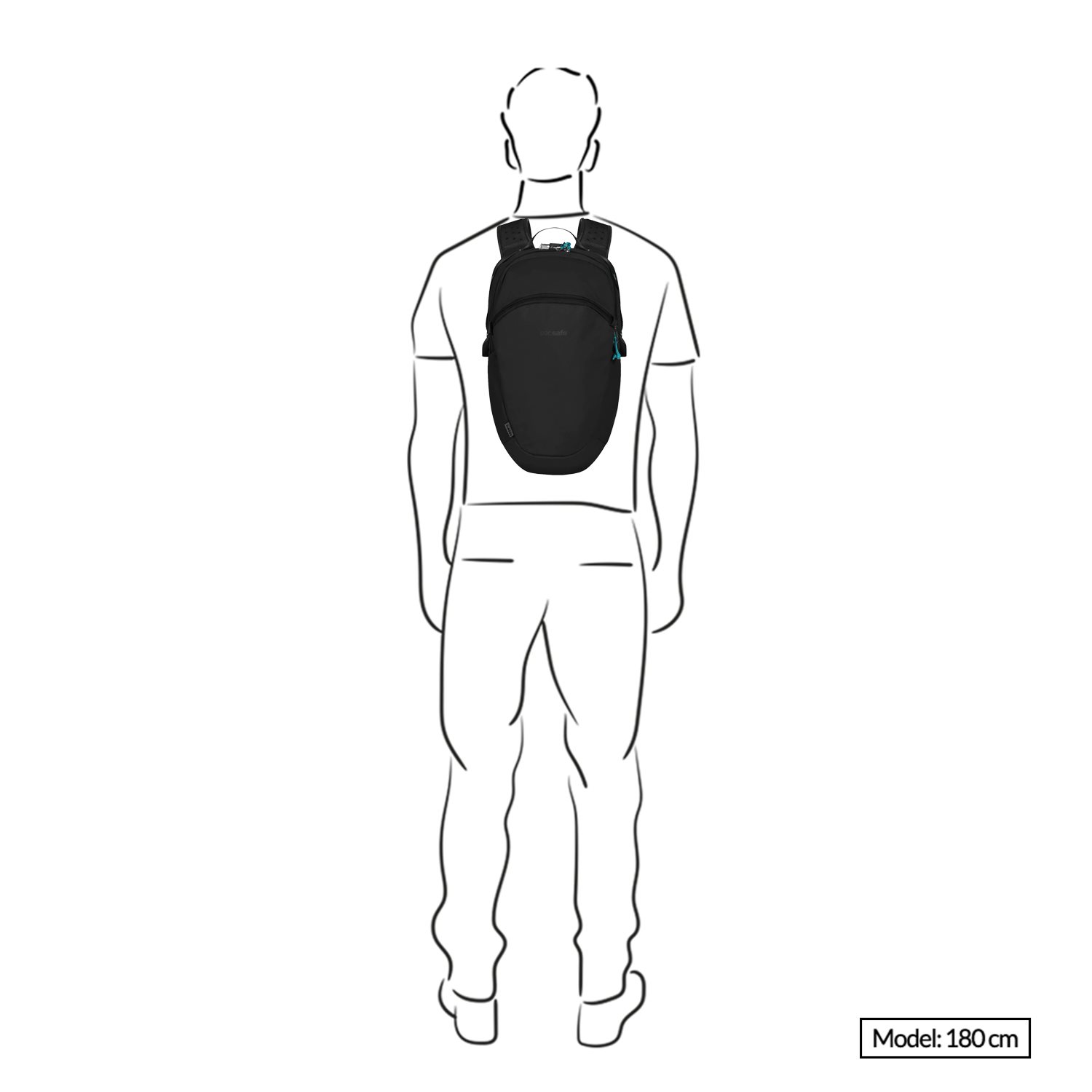Pacsafe Eco 18L Backpack Econyl black