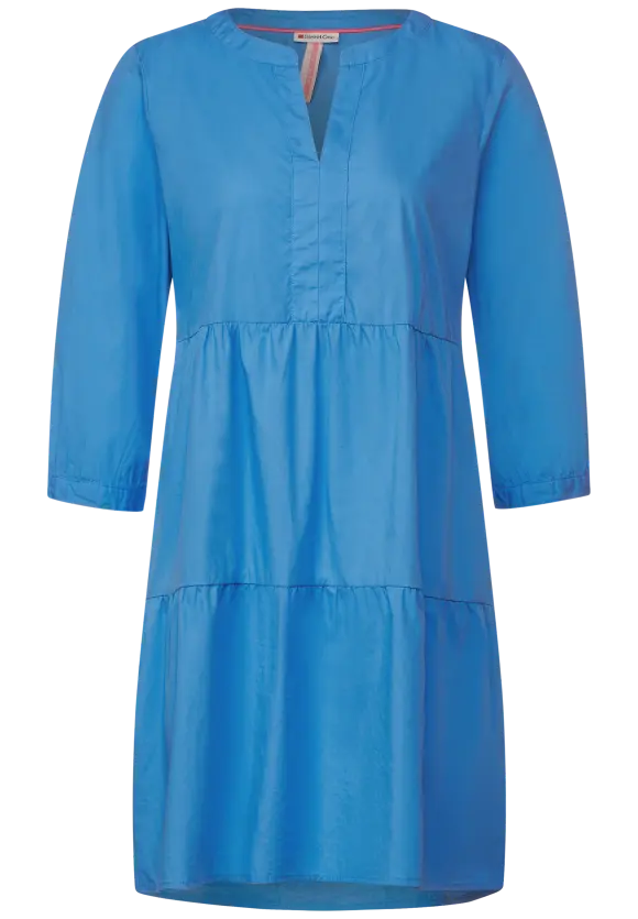 Tunikakleid mit Volants - blue bay