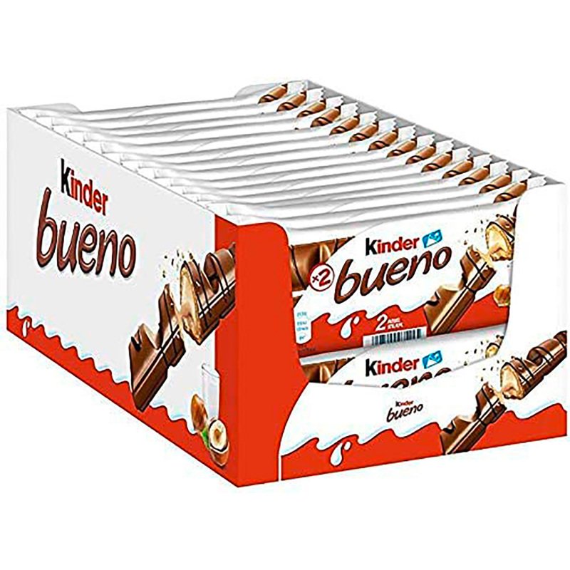 Barres chocolatées Kinder Bueno x 2 - Étui de 43 g