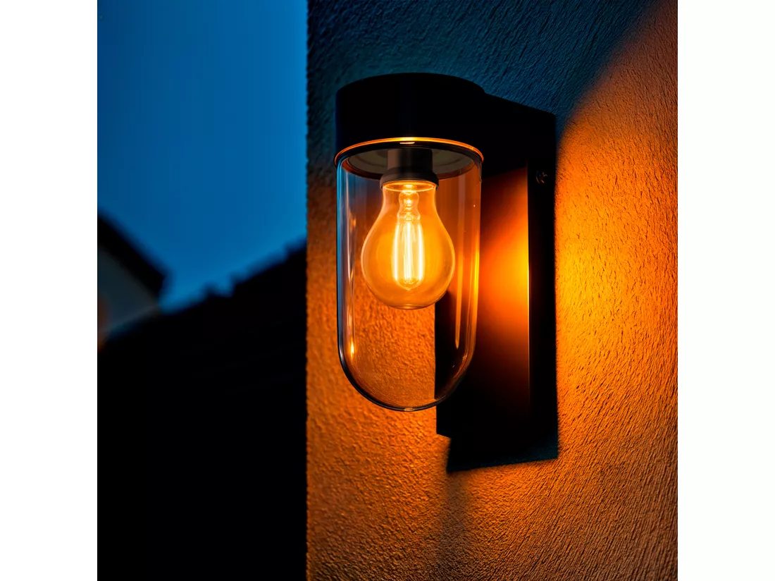 Applique Murale Extérieure Solaire LED 1,5W Aluminium Enzo Naturel