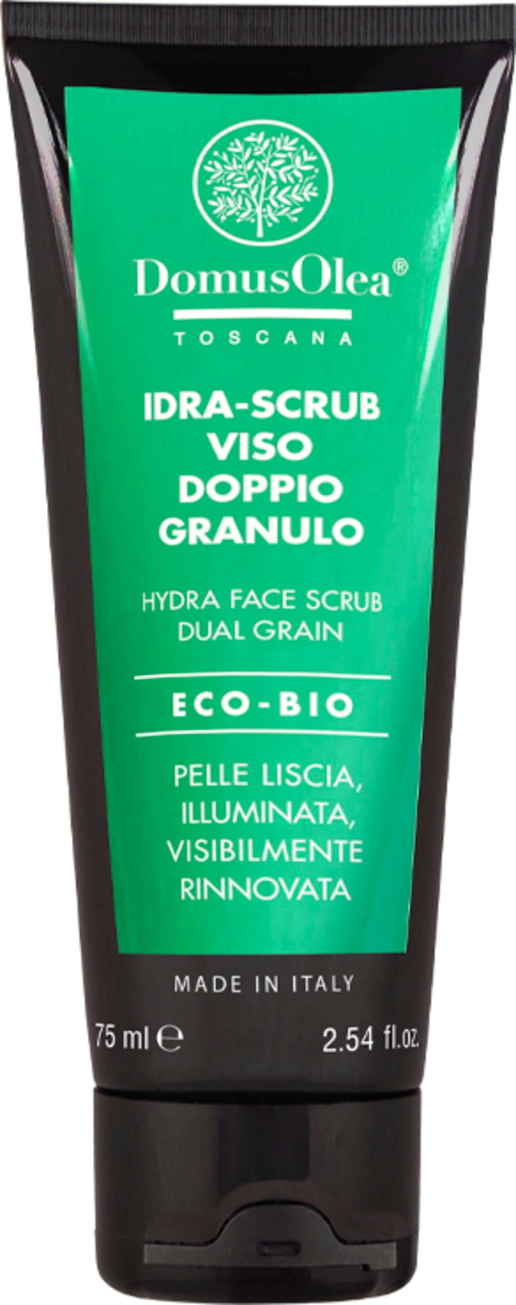 Domus Olea Toscana  Gesichtspeeling mit Doppelgranulat, 75 ml