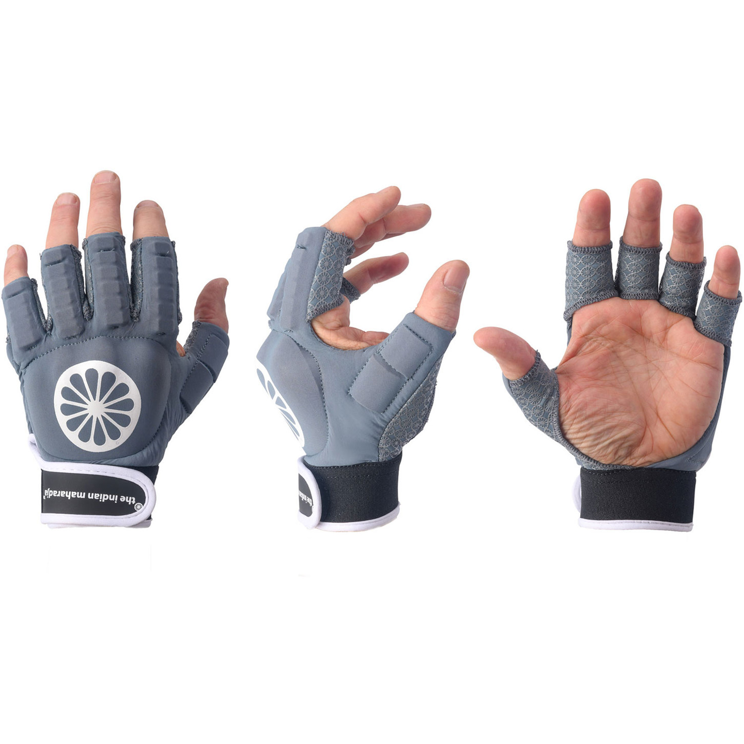 Indian Maharadja Handschoen Halve Vingers Links