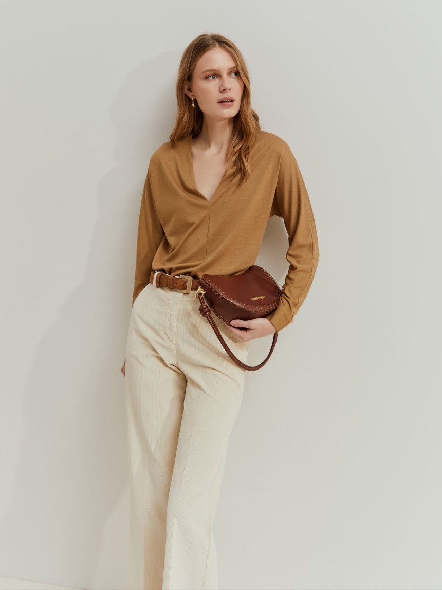Camisola com liocel e algodão