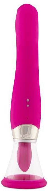 Teazers - Pleasure Pump met G-Spot Vibrator - Oplaadbaar - Clitorispomp - Clitoris Zuiger - Tepelzuiger - Clitorispompen - Vibrators voor Vrouwen - G-Spot Vibrator - Sex Toys voor Vrouwen - Seksspeeltjes - Roze
