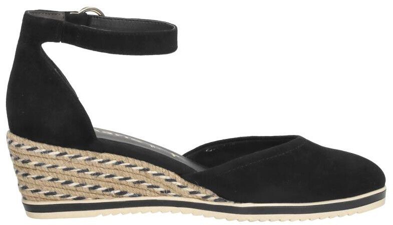 Tamaris Sandalen Touwzool zwart